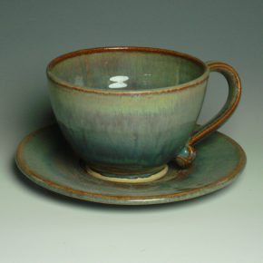Cappucino Cup and Saucer - Autumn