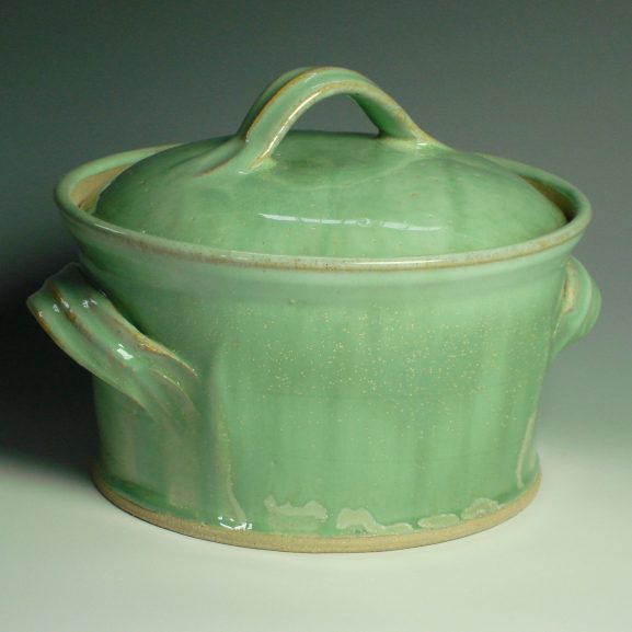 Handmade Casserole Dish - Green