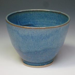 Blue ceramic bowl