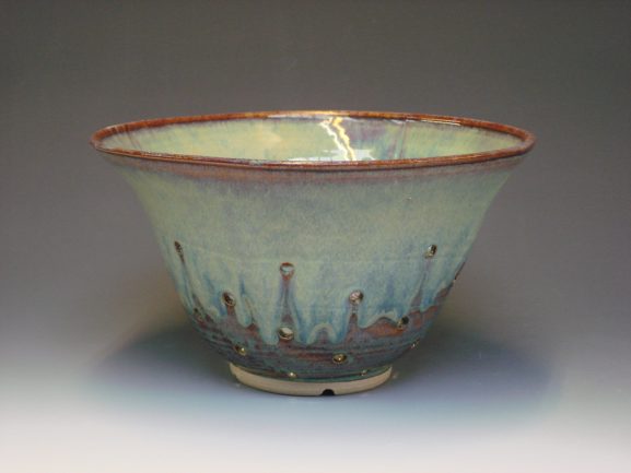 Ceramic colander - colour Autumn