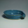 blue ceramic spoon rest