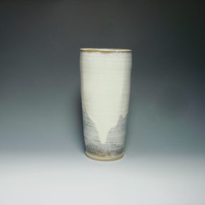 Ceramic white vase