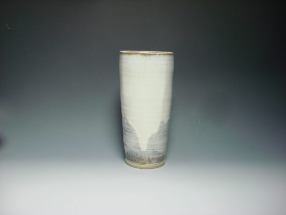 Ceramic white vase